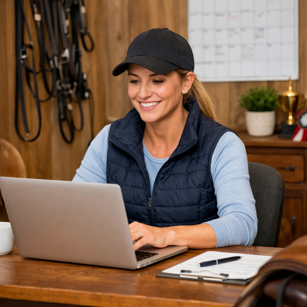 Instructor At a desk